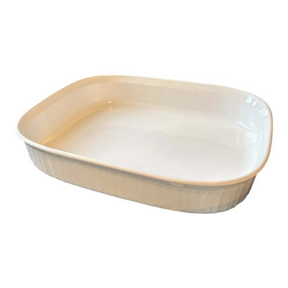 Corningware 4.5 L French White Casserole Dish Open Roaster F-21-B Kitchen Bake - Picture 1 of 6